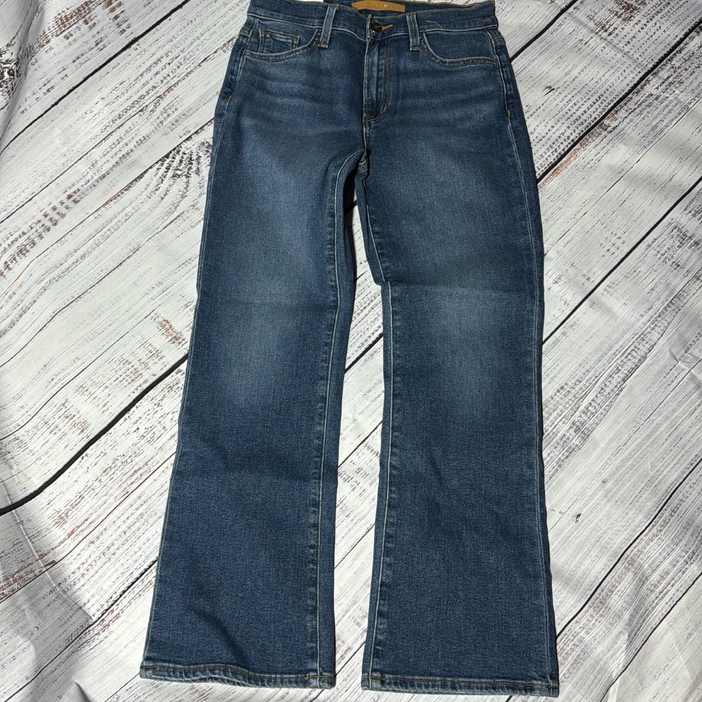 NWT Joe’s Women's The Callie High Rise Cropped Boot—Blue Wash; Sizes: 27, 25